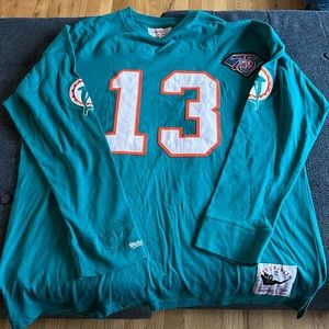 Miami dolphins Dan Marino throwback long sleeve